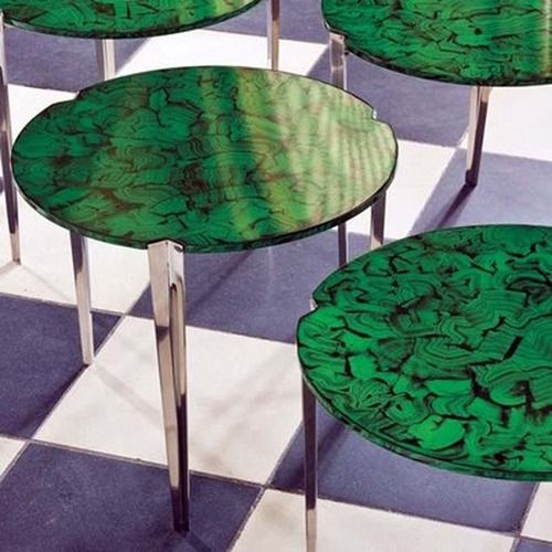 table plateau malachite